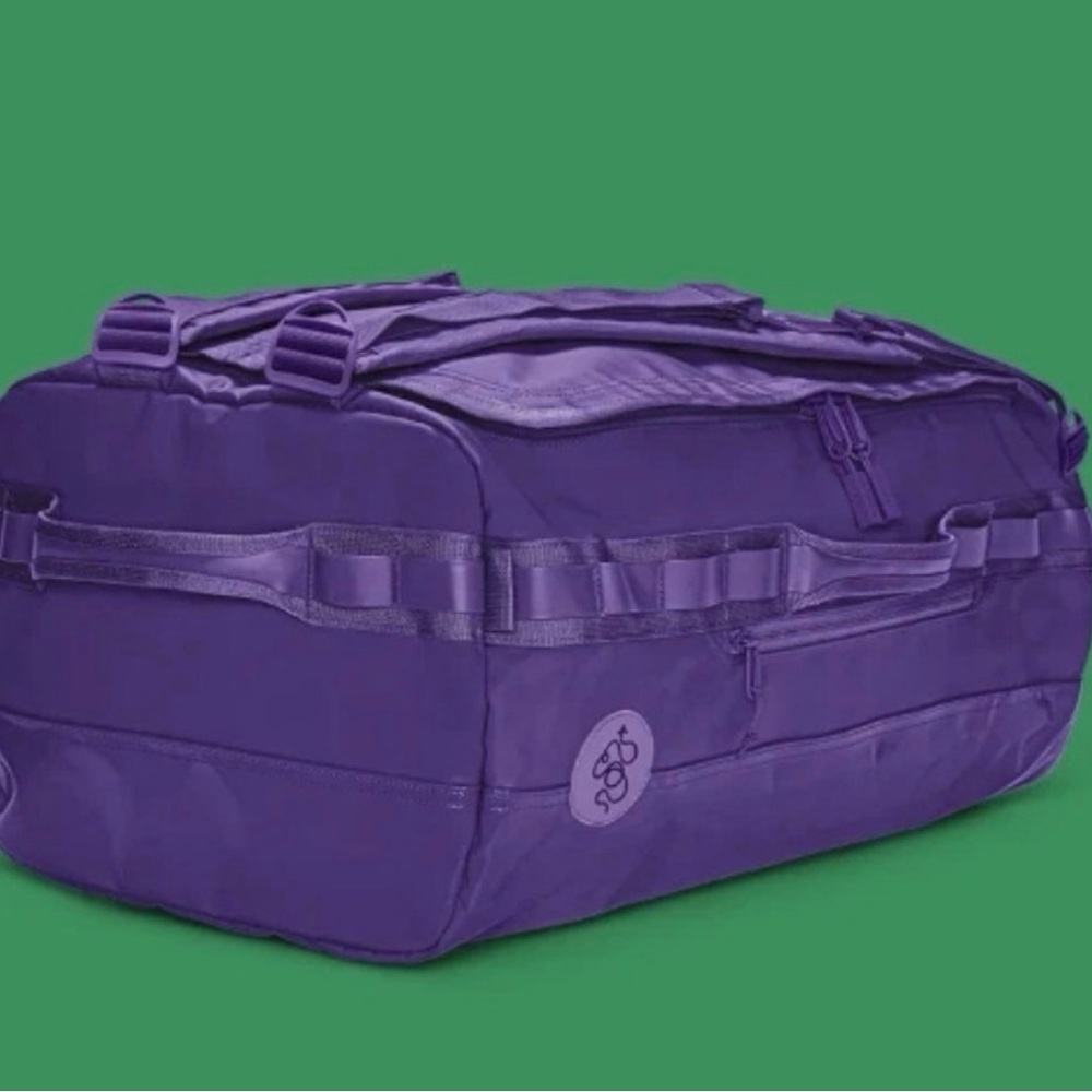 Vibrant Purple Duffel Bag for Men
